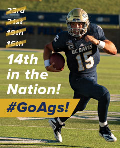 Image: Football player, 14th in the Nation, #GoAgs!