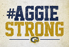 Graphic: #Aggie Strong