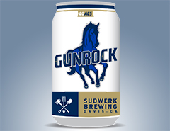 Image: Can of Gunrock beer 