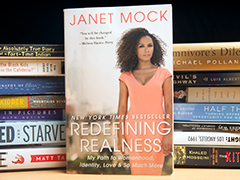 Photo: Cover of Janet Mock's book Redefining Realness, which is the 2017-18 Campus Community Book Project book