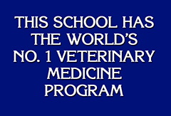 Graphic: This school has the world's No. 1 veterinary medicine program