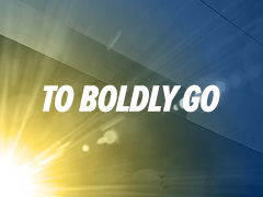 Image: Logo for To Boldly Go, the strategic plan for UC Davis